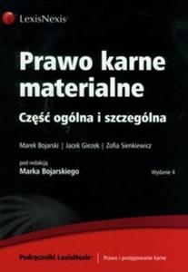 Prawo karne materialne Cz oglna i szczeglna - 2825709292