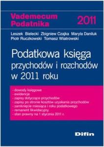 Podatkowa ksiga przychodów i rozchodów w 2011 roku