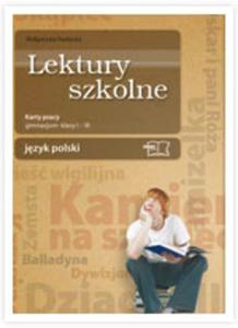 Lektury szkolne. Klasa 1-3, gimnazjum. Jzyk polski. Karty pracy - 2825710709