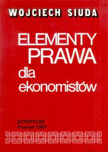 Elementy prawa dla ekonomistw - 2825711043