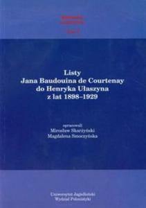 Listy Jana Baudouina de Courtenay do Henryka Uaszyna z lat 1898-1929 - 2825711430
