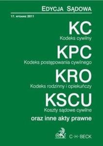 Kodeks cywilny Kodeks postpowania cywilnego Kodeks rodzinny i opiekuczy Koszty sdowe cywilne oraz inne akty prawne - 2825711749