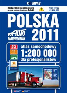 Polska 2011. Atlas samochodowy 1:200 000 dla profesjonalistw - 2825713094