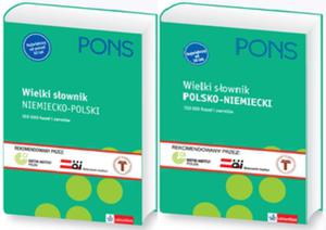 Wielki sownik Niemiecko-Polski Polsko-Niemiecki. Wersja 2-tomowa - 2825714206