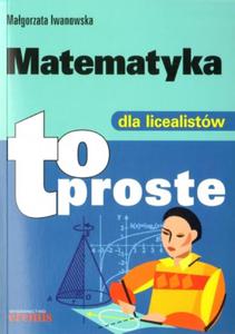 Matematyka dla licealistw - 2825652258