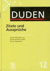 Duden 12 Zitate und Ausspruche - 2825715660