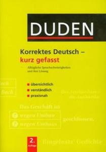 Duden Korrektes Deutsch kurz gefasst - 2825715663