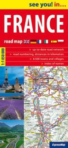 France.Road Map.Mapa samochodowa. 1:1 050 000 - 2825716534