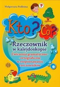 Kto? Co? Rzeczownik w kalejdoskopie. wiczenia gramatyczno-ortrograficzne - 2825716866