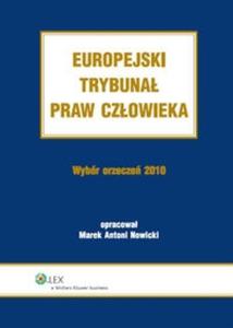 Europejski Trybuna Praw Czowieka Wybór Orzecze