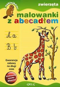 Malowanki z abecadem Zwierzta + pisak - 2825717366