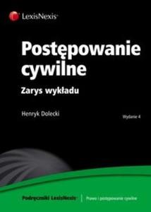 Postpowanie cywilne Zarys wykadu - 2825717463