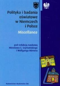 Polityka i badania owiatowe w Niemczech i Polsce - 2825717854