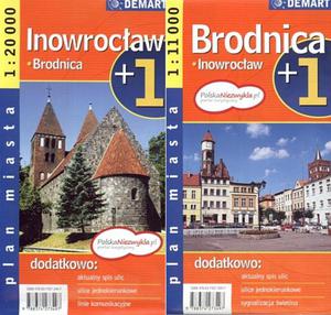 Inowrocaw Brodnica plan miasta 1:20 000 - 2825718250