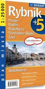 Plan miasta. Rybnik 1:25 000. Plus5 - 2825718254