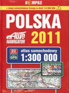 Atlas samochodowy 1:300 000. Polska 2011 - 2825718847