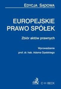 Europejskie prawo spek Zbir aktw prawnych - 2825718947