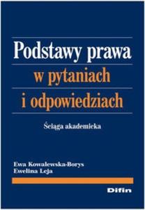 Podstawy prawa w pytaniach i odpowiedziach - 2825719515