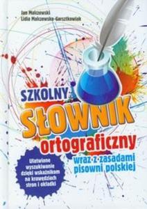 Szkolny sownik ortograficzny wraz z zasadami pisowni polskiej - 2825719828