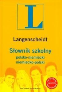 Sownik szkolny polsko-niemiecki niemiecko-polski z pyt CD - 2825719881