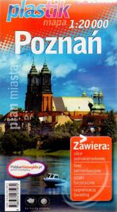 Plan miasta Pozna (1:20 000) - plastikowa oprawa