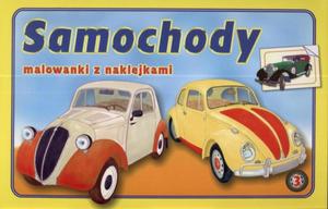 Samochody, cz 3. Malowanki z naklejkami