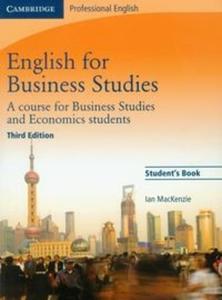 English for Business Studies Student's Book - 2825721124