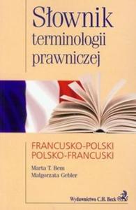 Sownik terminologii prawniczej francusko-polski polsko-francuski - 2825721262
