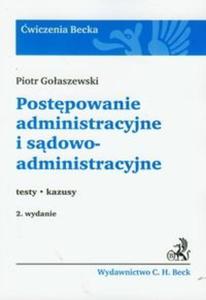 Postpowanie administracyjne i sdowoadministracyjne