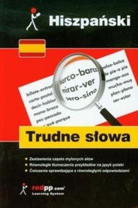 Hiszpaski Trudne sowa - 2825721653