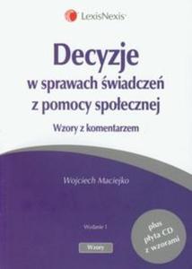 Decyzje w sprawach wiadcze z pomocy spoecznej + CD - 2825722440