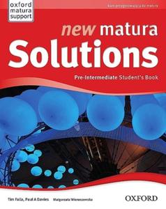 New Matura Solutions Pre-Intermediate - Student`s book. - 2825722702