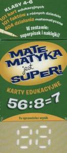 Matematyka jest super. Klasy 4-6, szkoa podstawowa. Dzielenie. Karty edukacyjne - 2825722708