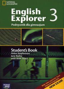 English Explorer 3. Gimnazjum. Podrcznik (+CD) - 2825722996