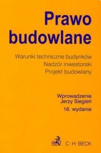 Prawo budowlane Warunki techniczne budynkw Nadzr inwestorski Projekt budowlany - 2825724214