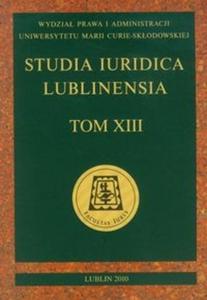 Studia Iuridica Lublinensia t - 2825724323