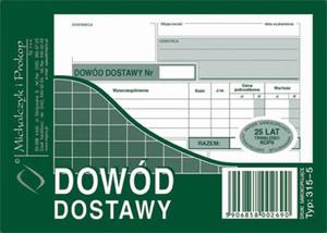 315-5. Dowd dostawy. A6 - 2825724564