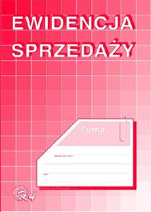 Ewidencja sprzeday - K-4 - 2825725004