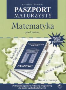 Paszport maturzysty. Matematyka przed matur - 2825725340