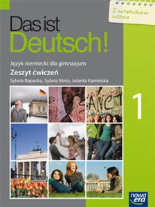 Das ist Deutsch! Gimnazjum, cz 1. Jzyk niemiecki. Zeszyt wicze + notatnik dla ucznia - 2825726044