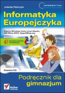 Informatyka Europejczyka. Gimnazjum. Podrcznik (Windows Vista, Linux Ubuntu, MS Office 2007) - 2825726092