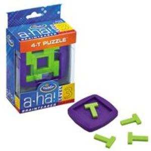 Aha Brainteaser 3 4-T Puzzle - 2856763859