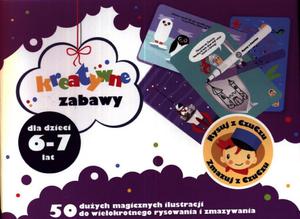 Rysuj z CzuCzu. Zmazuj z CzuCzu. Kreatywne zabawy. 6-7 lat - 2856764269