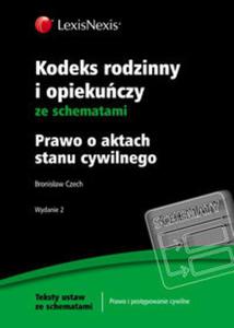 Kodeks rodzinny i opiekuczy ze schematami Prawo o aktach stanu cywilnego - 2856764505