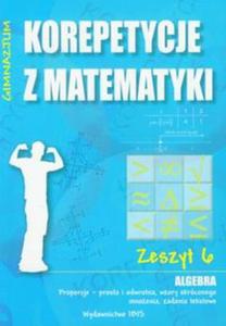 Korepetycje z matematyki 6 Algebra Proporcje - prosta i odwrotna, wzory skrconego mnoenia, zadania tekstowe - 2856764991