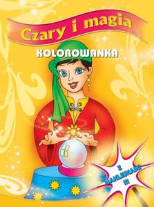 Czary i magia. Kolorowanka z naklejkami - 2856766536