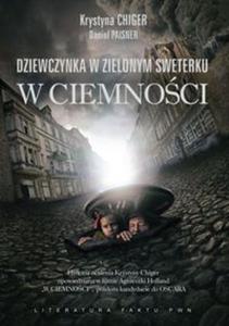 Dziewczynka w zielonym sweterku W ciemnoci - 2856766921