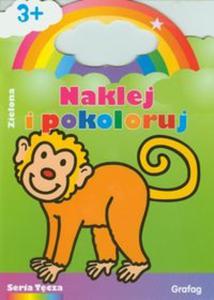 Naklej i pokoloruj Zielona - 2857595682