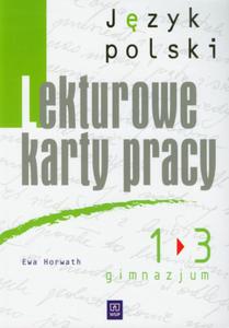 Jzyk polski. Klasa 1-3, gimnazjum. Lekturowe karty pracy