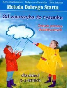 Od wierszyka do rysunku dla dzieci 3-4 letnich - 2857600421